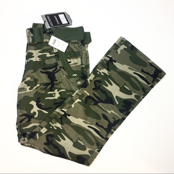 Royal Premium Denim Slim Straight Camo Cargo Pants - Picture 3 of 8